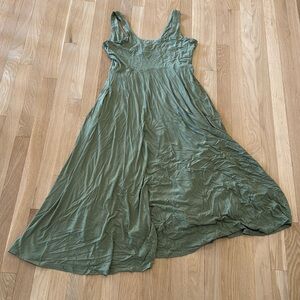 Athleta Modal Green Sleeveless Dress